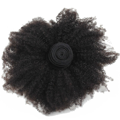 12 A Grade 1B Naturfarbe Remy Roh Jungfrau Brasilianische Afro Kinky Lockerhaar