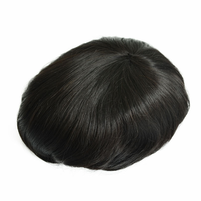 HD Stil und weiche Spitze Männliches Haar Perücke 6 Zoll Länge Afro Locker Gewebe Toupee für schwarze Männer