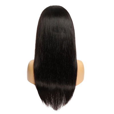 180% Dichte HD Transparente Schweizer Spitze Frontal Peruanische gerade Perücke für schwarze Frauen