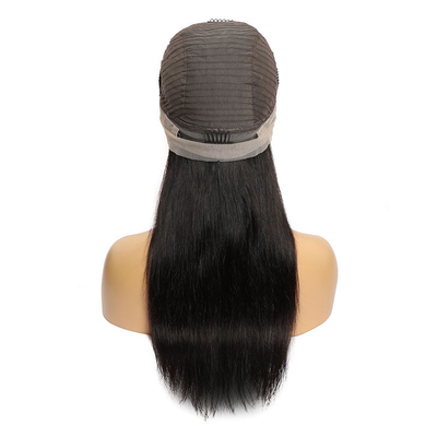 180% Dichte HD Transparente Schweizer Spitze Frontal Peruanische gerade Perücke für schwarze Frauen
