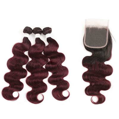 10A Human Hair Bundle Extension 100% Roh jungfräuliche indische Haarkutikel ausgerichtet doppelter Geflecht