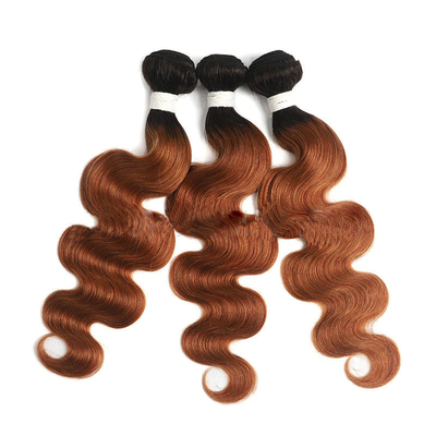 10A Human Hair Bundle Extension 100% Roh jungfräuliche indische Haarkutikel ausgerichtet doppelter Geflecht