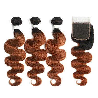 10A Human Hair Bundle Extension 100% Roh jungfräuliche indische Haarkutikel ausgerichtet doppelter Geflecht