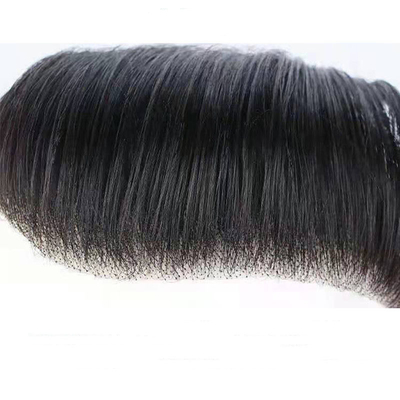 Super PU Skin Hair Topper 100% Human Hair Right Toupee Design mit unsichtbarem V-Loop Front