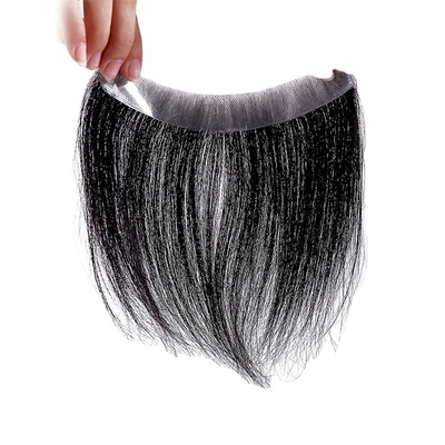 Super PU Skin Hair Topper 100% Human Hair Right Toupee Design mit unsichtbarem V-Loop Front