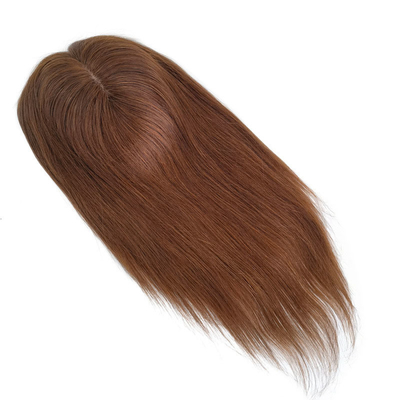 High Density European Free Part Silk Top Base 1B Real Remy Rohhaar Toupee Perücke Stücke Toppers für Frauen