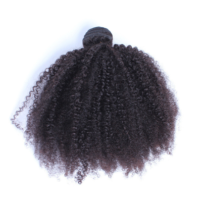 Tiefe Wellenhaarbundeln für Afro Kinky Lockerhaar SINGLE WEFT Haarverlängerung Typ