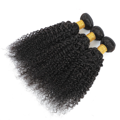Tiefe Wellenhaarbundeln für Afro Kinky Lockerhaar SINGLE WEFT Haarverlängerung Typ