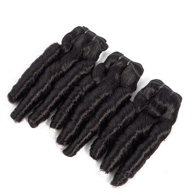 Tiefe Wellenhaarbundeln für Afro Kinky Lockerhaar SINGLE WEFT Haarverlängerung Typ