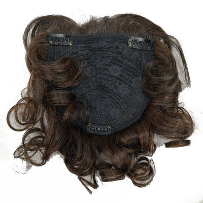 Vollständig abgedeckt und lockiges Remy-Haar-Topper mit brasilianischem menschlichem Haar