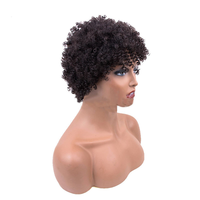 Schweizer Spitze Basismaterial Pixie Schnitt menschliche Haare Perücken für schwarze Frauen Remy Haar Grade