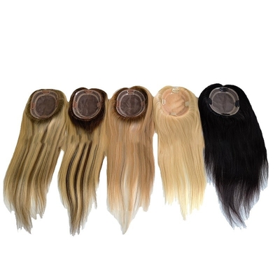 6 x 8 Doppel Mono Langhaar Toupee Ersatzsystem für Hochzeit Braut Frauen menschliches Haar