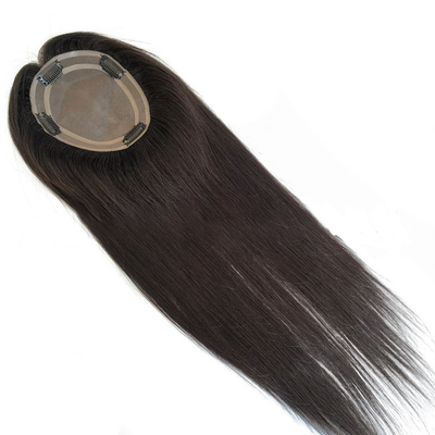 6 x 8 Doppel Mono Langhaar Toupee Ersatzsystem für Hochzeit Braut Frauen menschliches Haar