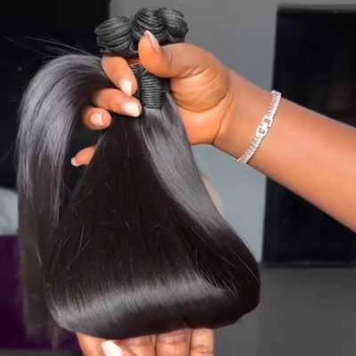 55% Längeres Haar Verhältnis Brasilianische Haarbündel für alle Farbtöne