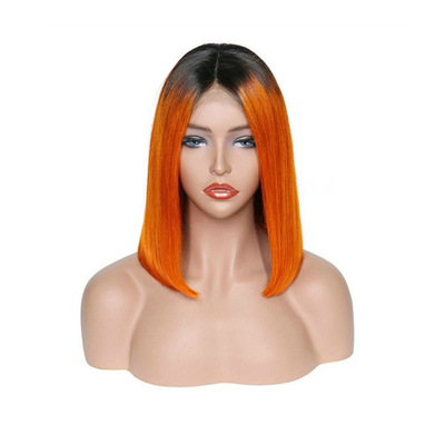 10-14 Zoll Knochen gerade 13*4 HD Spitze Frontale Roh Jungfrau 100% Peruanische Kurze Bob Menschenhaar Perücken