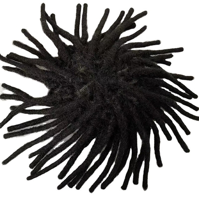 Remy Haare Voll-Schweizer Spitze Basis Dreadlock Toupee 60% Dichte Menschenhaar Topper für Männer