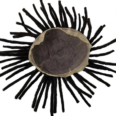Remy Haare Voll-Schweizer Spitze Basis Dreadlock Toupee 60% Dichte Menschenhaar Topper für Männer