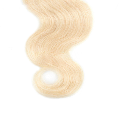 Längste Haare Verhältnis 55% Halo Vietnamesische Jungfrau Roh Natur 613 Honig Blond Lockenhaar