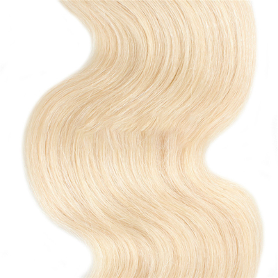 Längste Haare Verhältnis 55% Halo Vietnamesische Jungfrau Roh Natur 613 Honig Blond Lockenhaar