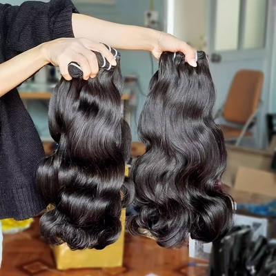 Vollkutikel Loose Wave Menschenhaarbundel aus Kambodscha Burma Vietnam