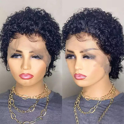 Doppelgezogene Freie Teile Kappe Größe Durchschnittliche Größe Locken Perücken Geeignet Färbung Alle Farben