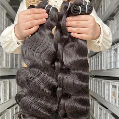 Vollkutikel Loose Wave Menschenhaarbundel aus Kambodscha Burma Vietnam
