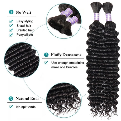 Geeignete Färbungen Afro Kinky Massenhaarverlängerung für Jungfrauenhaare
