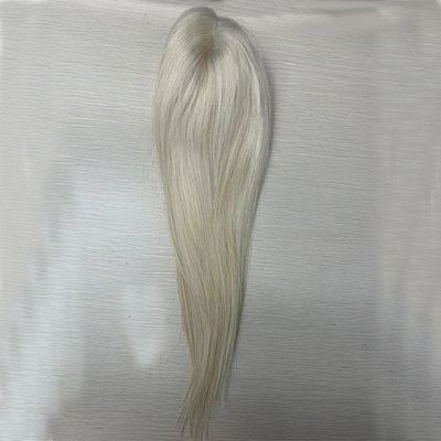 Jungfräuliche Haare 22 Zoll 60 Blond Freie Trennung Monofilament Rohhaar Frauen Topper Kleine Wurzel