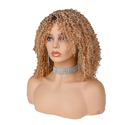 250% Dichte Afro Kinky Kurz Locker Pixie Schnitt menschliches Haar Perücken für schwarze Frauen von oben