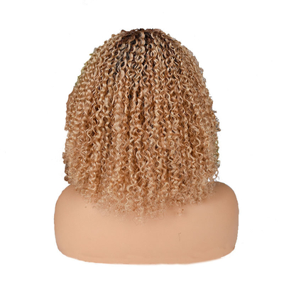 250% Dichte Afro Kinky Kurz Locker Pixie Schnitt menschliches Haar Perücken für schwarze Frauen von oben