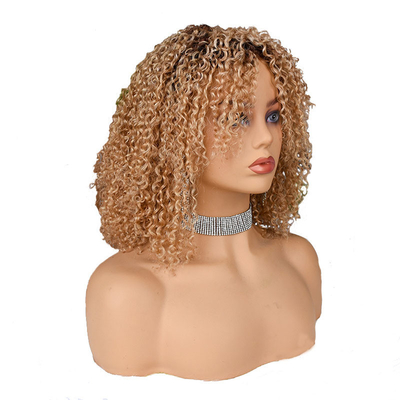 250% Dichte Afro Kinky Kurz Locker Pixie Schnitt menschliches Haar Perücken für schwarze Frauen von oben