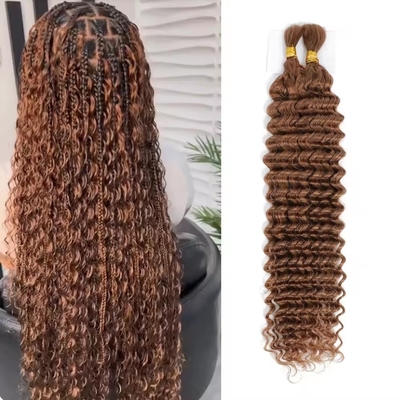 Lose Tiefe Welle Nasse und Welle Boho Menschliche Flechten Roh Haare Masse für erfolgreiche Geschäfte