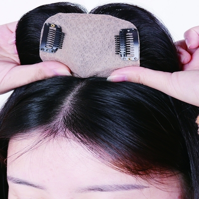 Jungfrau Haare Europäischer 3x5 Seiden Top Basis 130 Dichte Gerade menschliche Haare Topper für Frauen