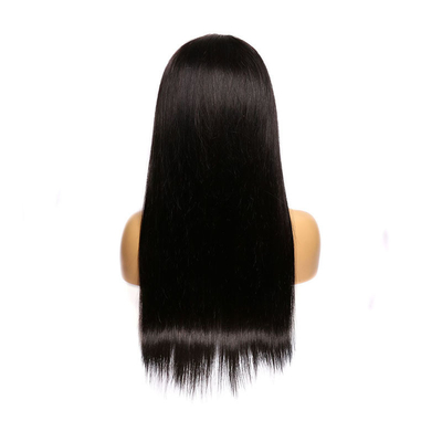 200% Knochendichte Gerade HD Natürliche Transparente Spitze Frontale Brasilianische menschliche Haare Perücken