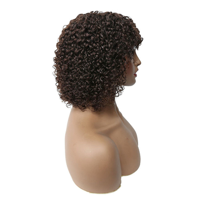 Schweizer Spitze Basis Kurze Pixie Cut Perücken für schwarze Frauen Roh brasilianische Jungfrau Afro Curly