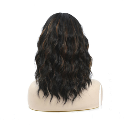 Keine Spitze Perücken Kurze Wasserewelle Brasilianische Remy Menschenhaare BOB Perücken für schwarze Frauen
