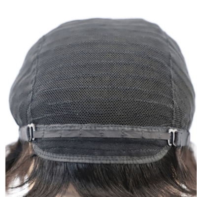 Keine Spitze Perücken Kurze Wasserewelle Brasilianische Remy Menschenhaare BOB Perücken für schwarze Frauen