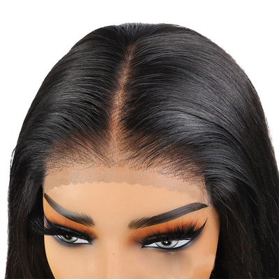 Perruque Gluleless HD Transparente Spitze Frontale Knochen Gerade Vietnamesische Roh Jungfrau Mensch Haar Perücken Topper