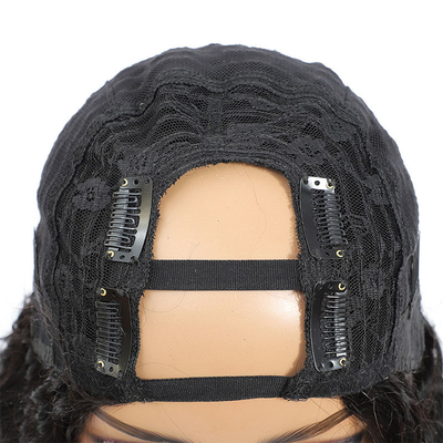 Peruanische Bob Perücken für schwarze Frauen Schwarze Farbe Remy Naturknochen gerade U-Teil Perücke lang
