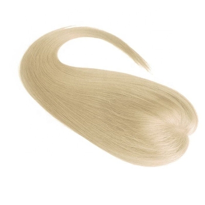 Europäisches Haar Vollkutikelfreier Teil Seiden-Basis-Clip In-Human-Haar-Topper für Frauen