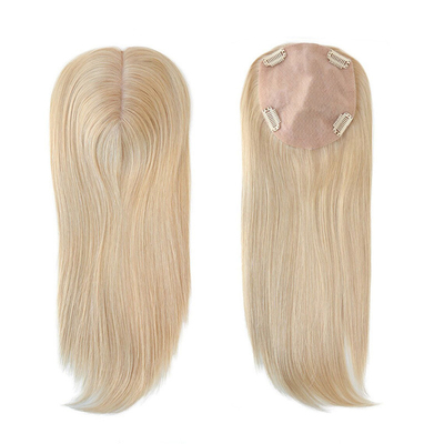 Europäisches Haar Vollkutikelfreier Teil Seiden-Basis-Clip In-Human-Haar-Topper für Frauen