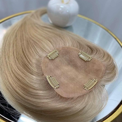 130% Dichte Jungfräuliches Rohhaar Seidenbasis Menschenhaar Spitze Schließung Toupee für Frauen gerade