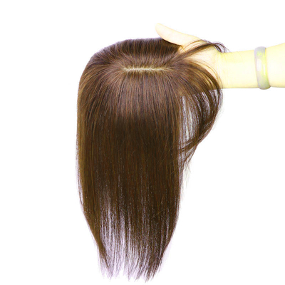 90% Dichte Gerade Toupee-Clip in natürliches menschliches Haar Topper Perücken für Frauen