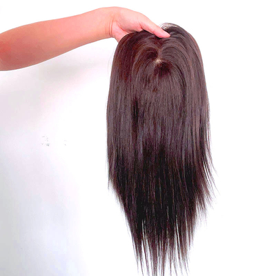 Seiden-Basis-Human-Haar-Toppers Spitzen-Toupee für Frauen Jungfrau-Haar-Rechte-Topper