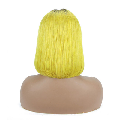 Roh Jungfrau Transparent HD Spitze Frontale menschliche Haare Perücke 100% Bob Perücke Remy Haare 250g-450g