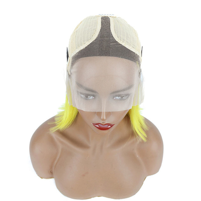 Roh Jungfrau Transparent HD Spitze Frontale menschliche Haare Perücke 100% Bob Perücke Remy Haare 250g-450g