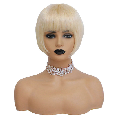 Spitzen-Vorderperücken 613 Blonde Farbe Peruanische Kurz Bob Menschenhaar Perücken für schwarze Frauen