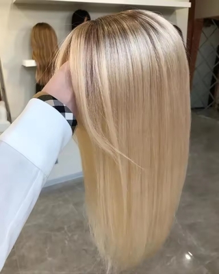 8-22 Zoll Länge menschliches Haar Topper mit 120% Toupee Dichte OEM Seide