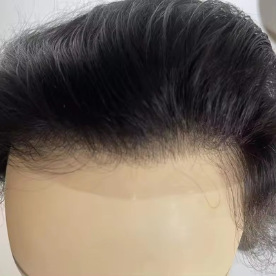 Fichte Haut-Toupee für Männer Europäisches Haar mit voll ausgerichteten Haaren