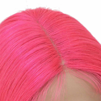 Gerade 10 Zoll Spitze Front Bob Perücken 250g-450g T Form Jungfrau menschliches Haar mit Baby Haar